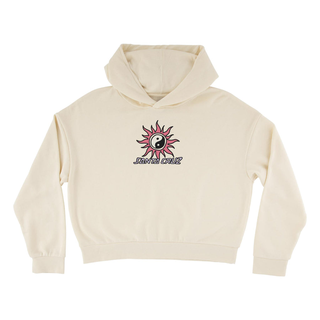 Santa Cruz Skateboards Sol Spiral Womens Santa Cruz Crop Hoodie