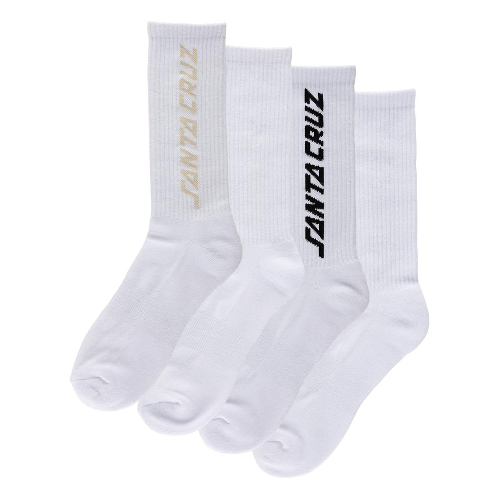 Santa Cruz Skateboards Solid Strip Mens Santa Cruz Socks X2 Pairs