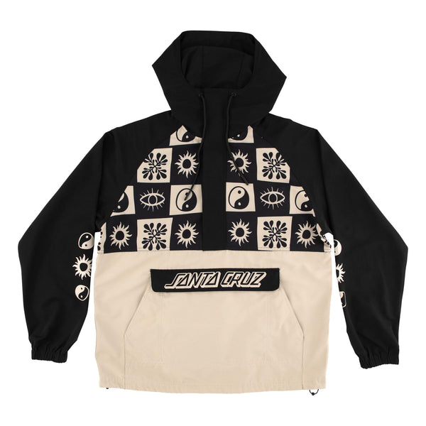 santa cruz skateboards Strange Check Mens Santa Cruz Anorak