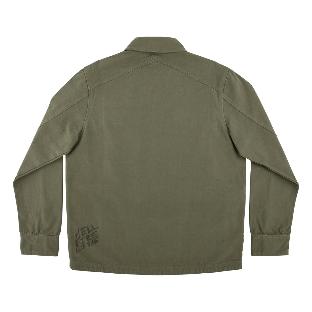 Santa Cruz Skateboards Stranger Things Crawl Mens Santa Cruz Military Jacket