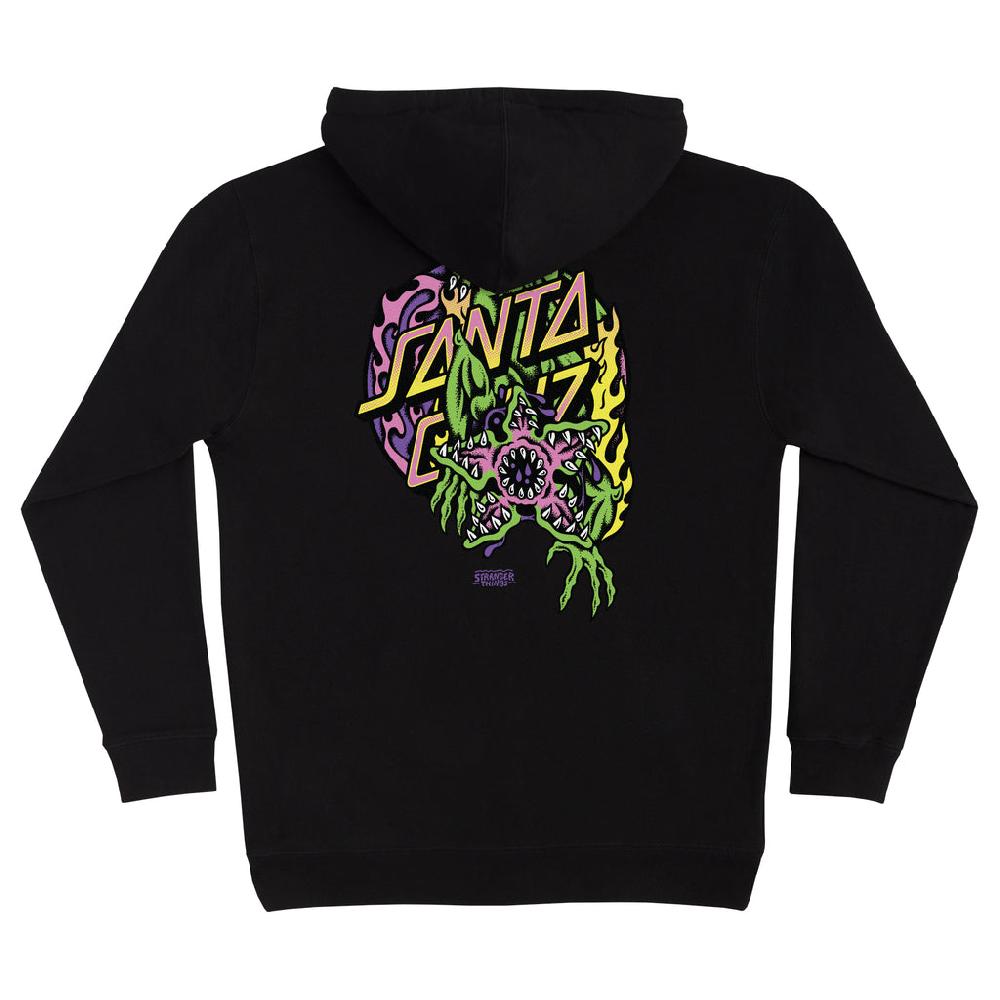 Santa Cruz Skateboards Stranger Things Demogorgon Dot Mens Santa Cruz Hoodie