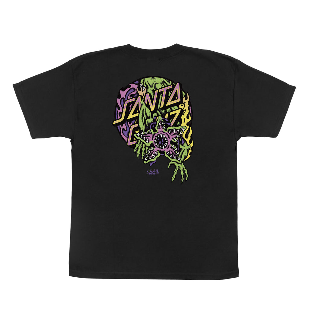 Santa Cruz Skateboards Stranger Things Demogorgon Dot Youth Santa Cruz T-Shirt