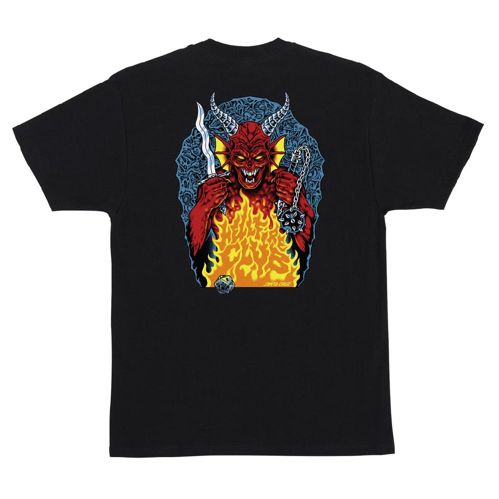 Santa Cruz Skateboards Stranger Things Hellfire Pit Mens Santa Cruz T-Shirt