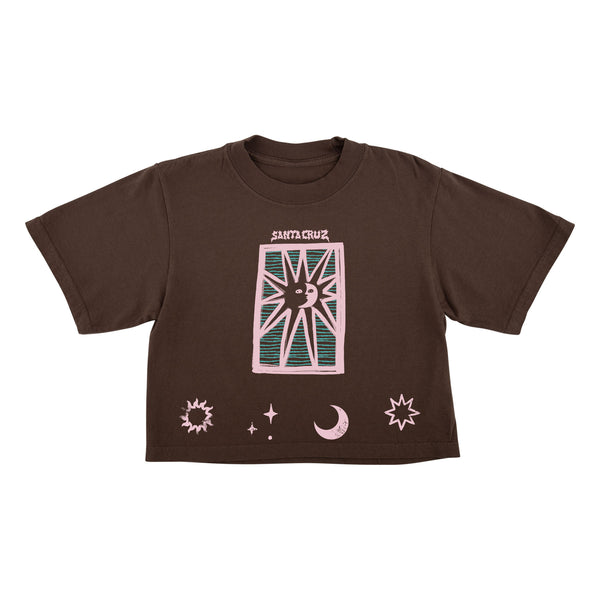 santa cruz skateboards Sun Stamp Front Womens Santa Cruz T-Shirt