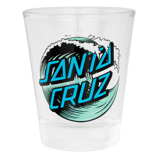 santa cruz skateboards Wave Dot 2oz Santa Cruz Shot Glass