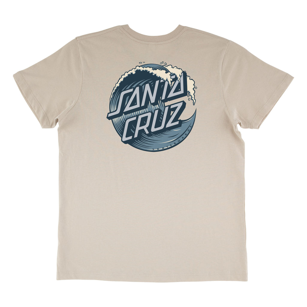 Santa Cruz Skateboards Wave Dot Lightweight Womens Santa Cruz T-Shirt