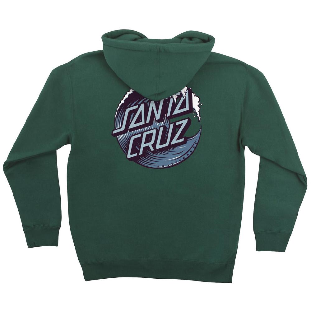 Santa Cruz Skateboards Wave Dot Mens Santa Cruz Hoodie