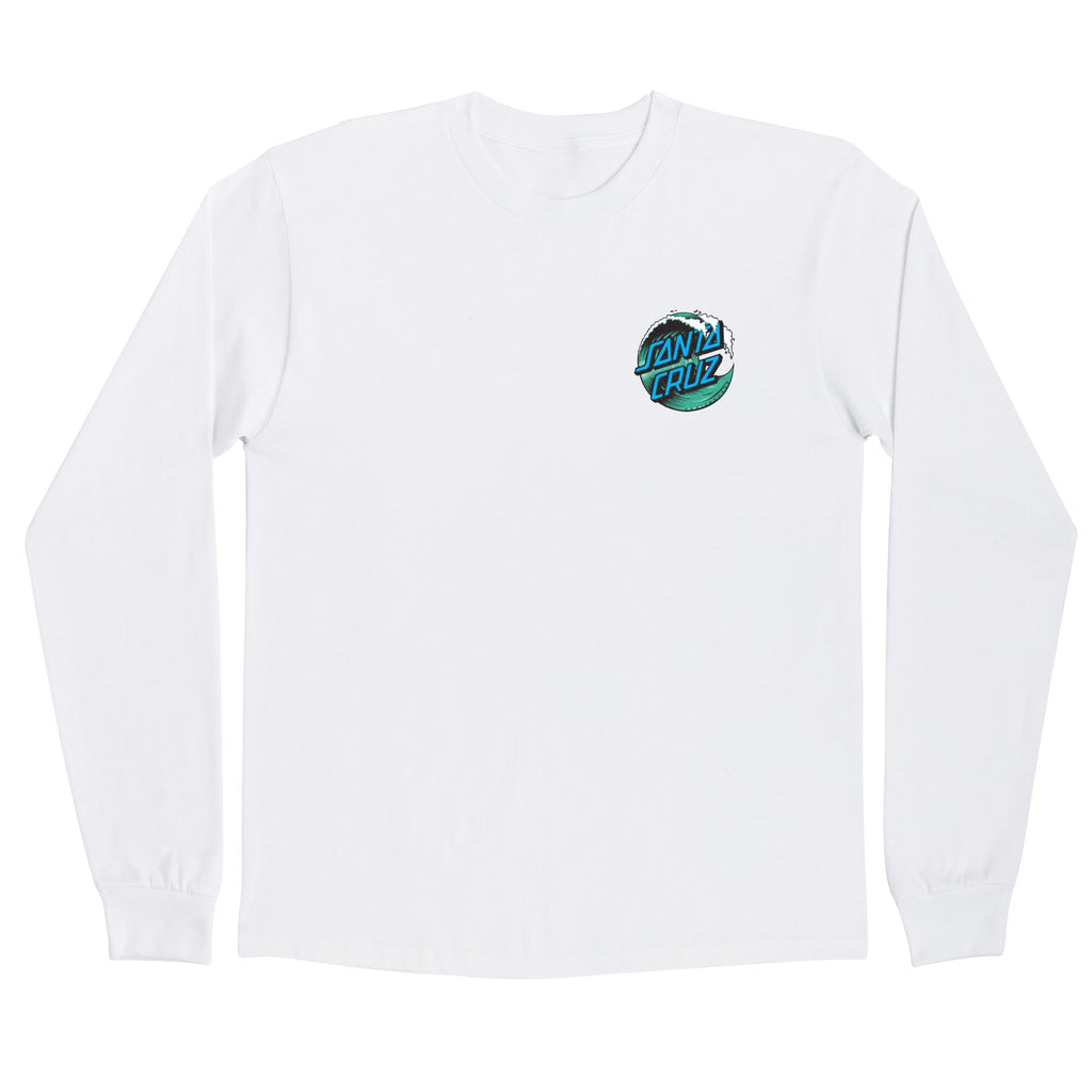 Santa Cruz Skateboards Wave Dot Mens Santa Cruz Longsleeve T-Shirt