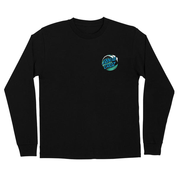santa cruz skateboards Wave Dot Mens Santa Cruz Longsleeve T-Shirt