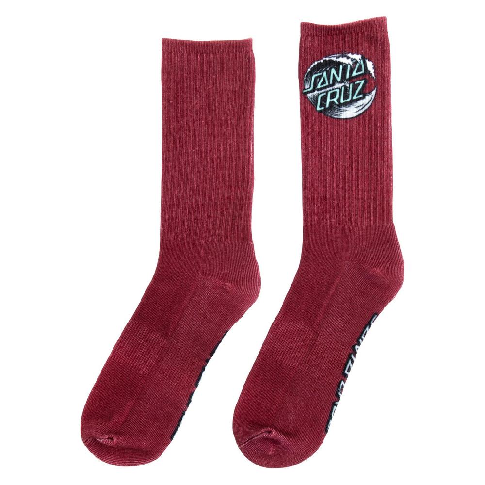 Santa Cruz Skateboards Wave Dot Mens Santa Cruz Socks
