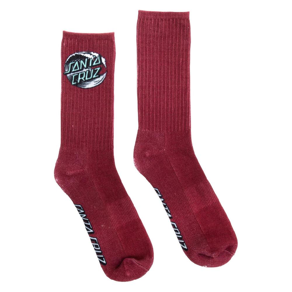 Santa Cruz Skateboards Wave Dot Mens Santa Cruz Socks