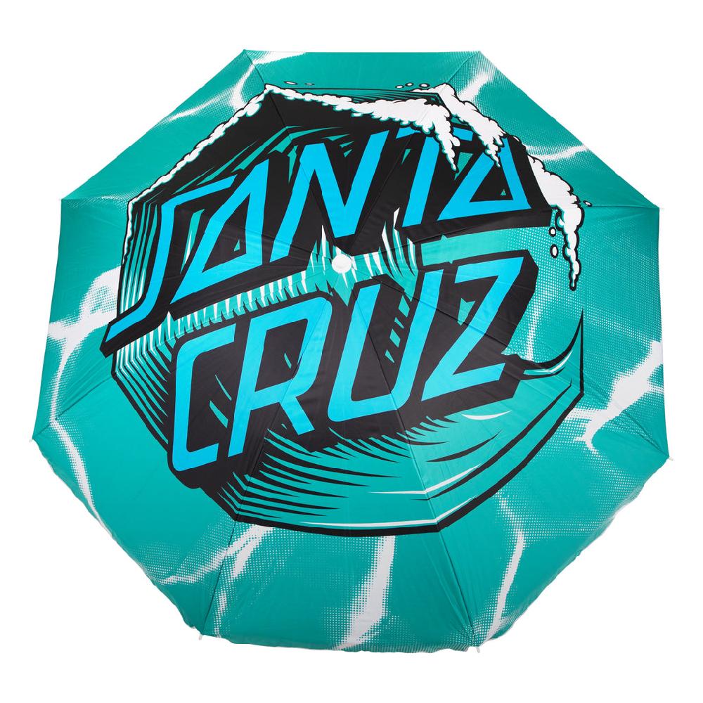 Santa Cruz Skateboards Wave Dot Santa Cruz Beach Umbrella