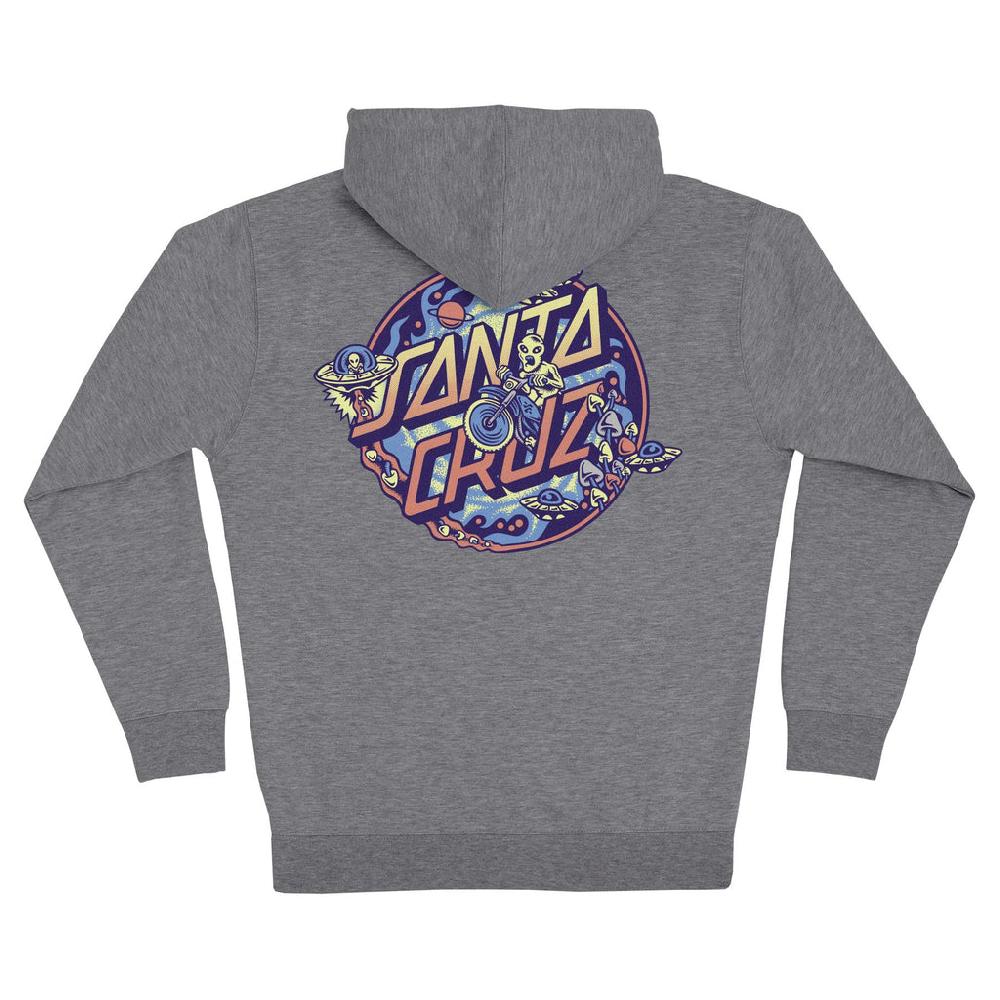 Santa Cruz Skateboards Winkowski Dope Planet 2 Mens Santa Cruz Zip Hoodie