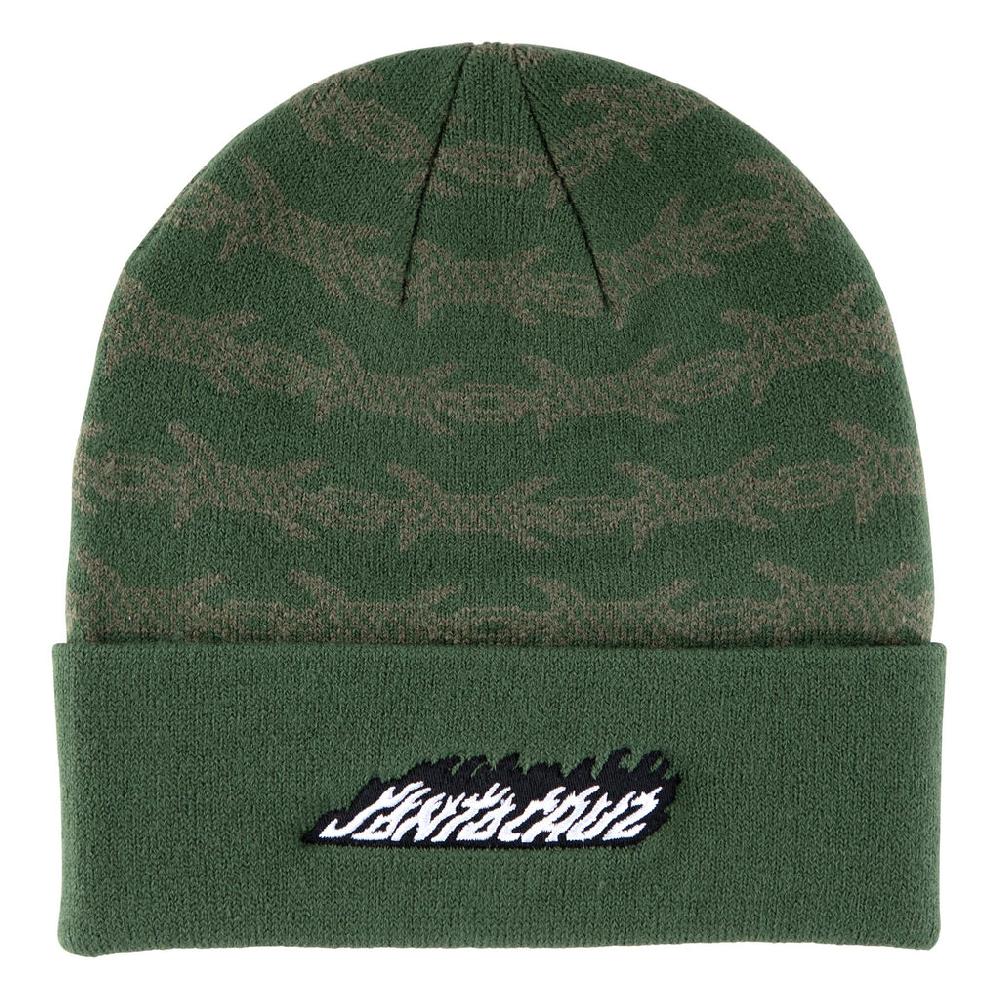 Santa Cruz Skateboards Wired Flame Dot Santa Cruz Beanie