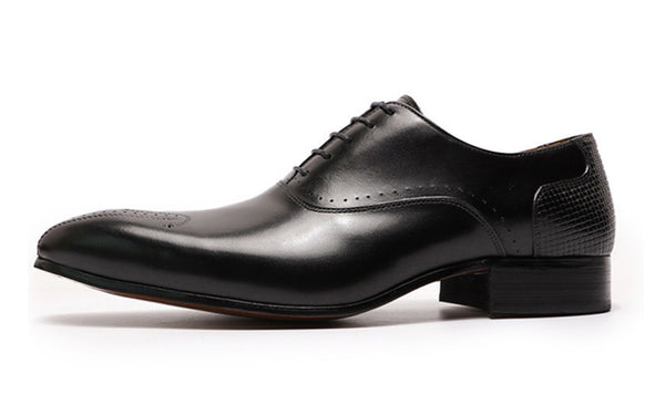 Santimon Men's Brogues Oxfords Dress Formal Tuxedo Shoes