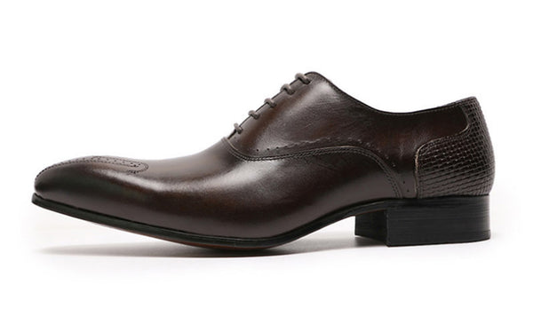 Santimon Men's Brogues Oxfords Dress Formal Tuxedo Shoes