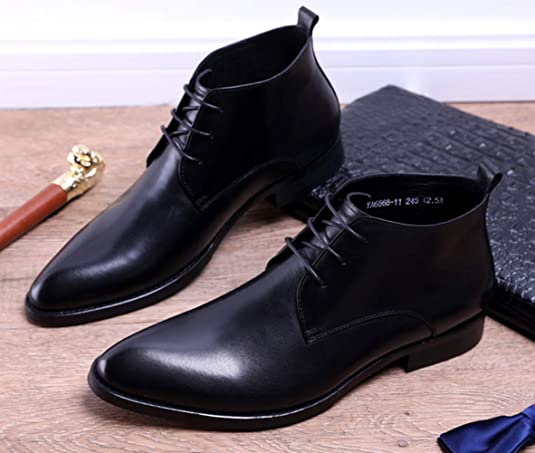 Santimon Men's Classic Chukka Boots Pointed Toe Ankle