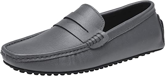 Santimon Men's Classic Penny Loafer Driving Moccasins