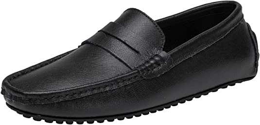 santimon Men's Classic Penny Loafer Driving Moccasins
