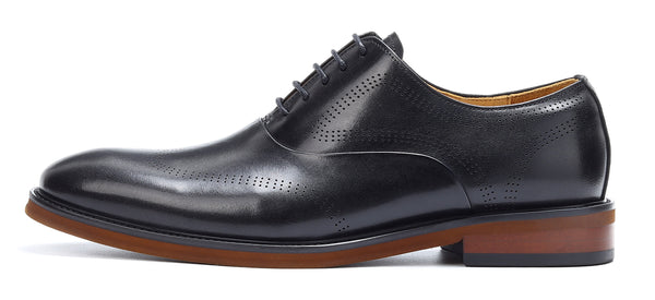 Santimon Men's Comfort Formal Brogue Leather Oxfords
