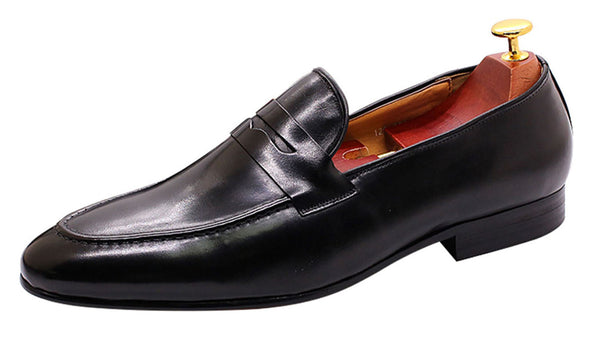 Santimon Men's Dress Handmade Classic Monk Strap Loafers