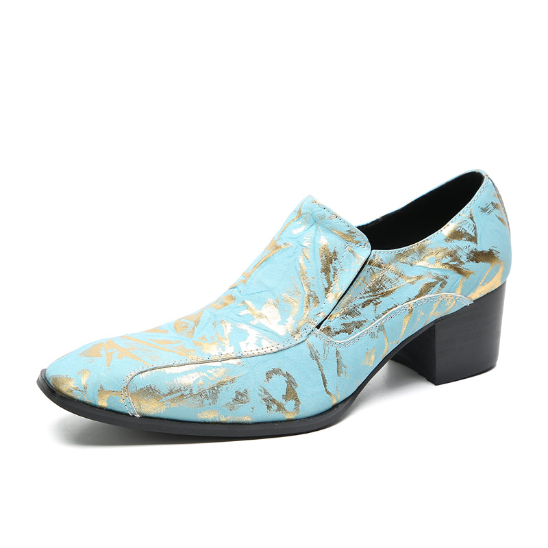 santimon Men's Fashion Comfort Western Penny Loafers