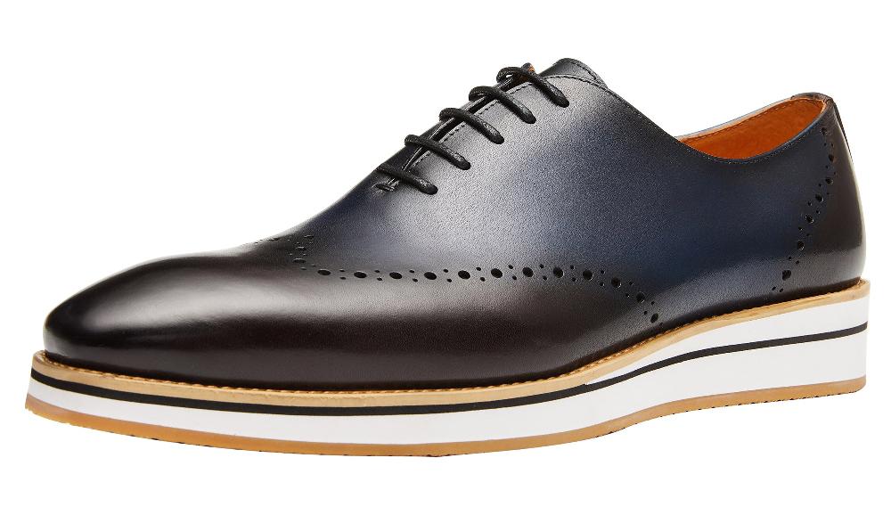 santimon Men's Fashion Dress Formal Brogues Oxfords
