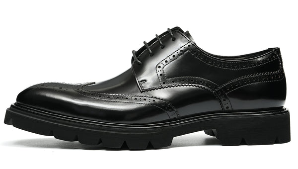 Santimon Men's Fashion Dress Formal Wingtips Brogues Derby