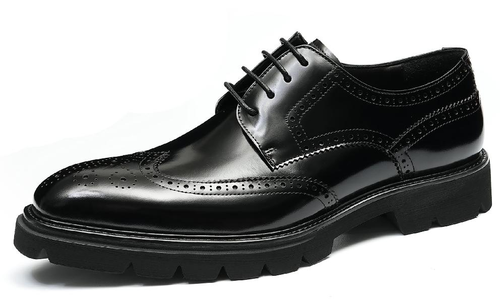 santimon Men's Fashion Dress Formal Wingtips Brogues Derby