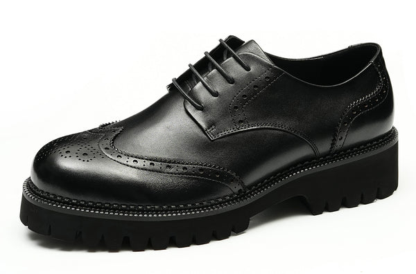 Santimon Men's Fashion Dress Wingtips Brogues Derby