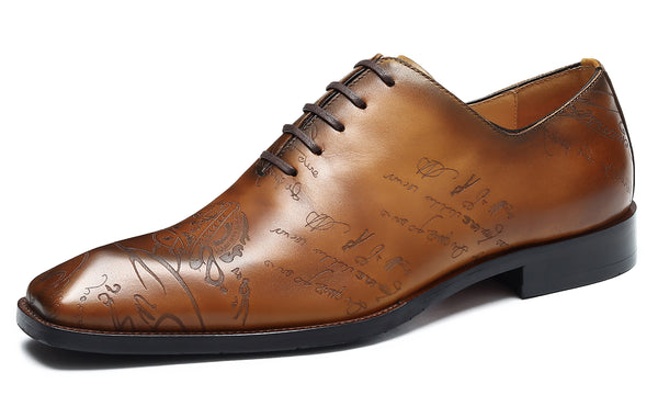 Santimon Men's Fashion Formal Dress Brogues Oxfords Shoes