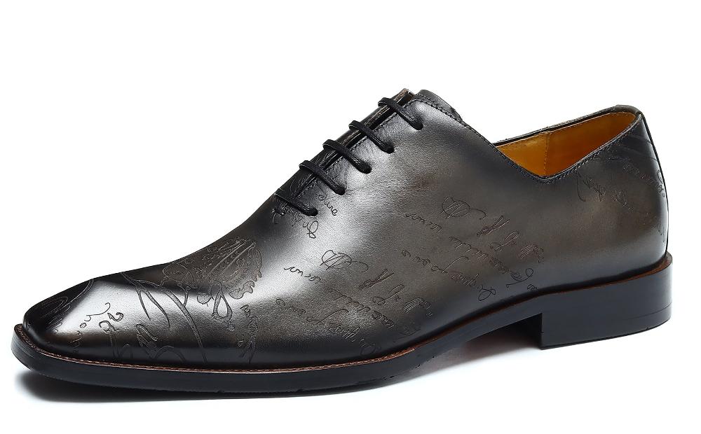 santimon Men's Fashion Formal Dress Brogues Oxfords Shoes