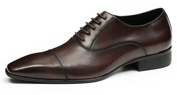 Santimon Men's Fashion Plain Toe Dress Formal Oxford