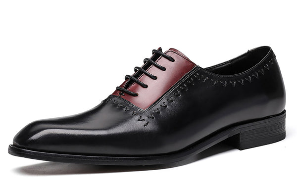 Santimon Men's Genuine Leather Oxfords Formal Shoes