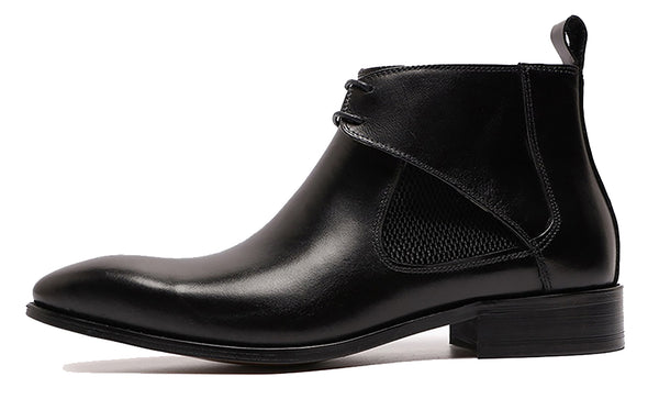 Santimon Men's Handmade Chelsea Foaml Dress Chukka Boots