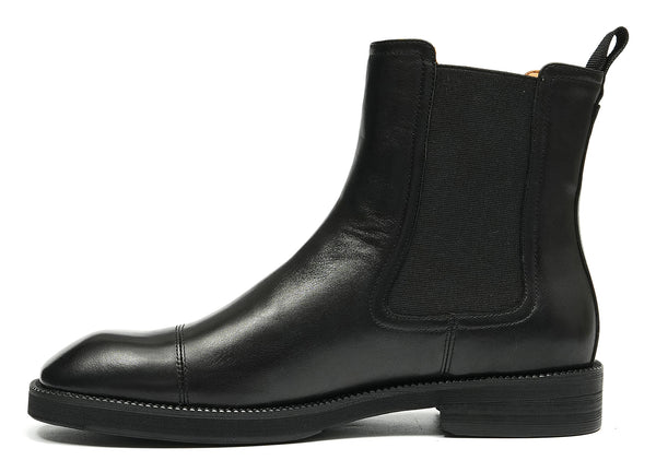 Santimon Men's Handmade Dress Cap Toe Chelsea Boots
