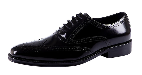 Santimon Men's Handmade Dress Wingtips Brogues Oxfords