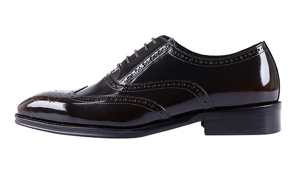 Santimon Men's Handmade Dress Wingtips Brogues Oxfords