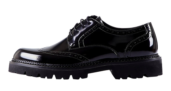 Santimon Men's Handmade Formal Wingtips Brogues Derby