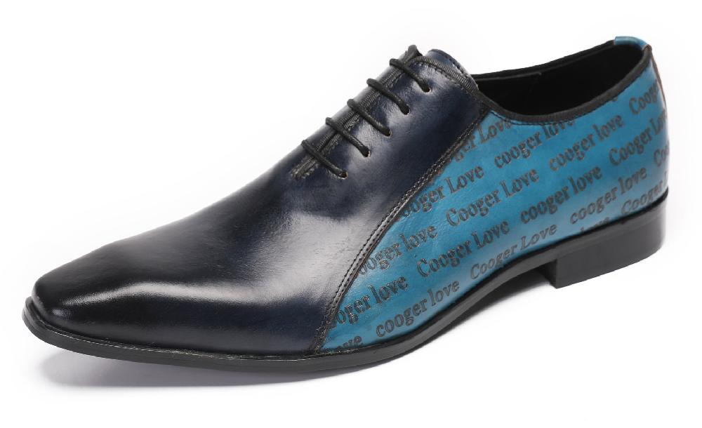 santimon Men's Oxfords Formal Dress Leather Tuxedo Shoes