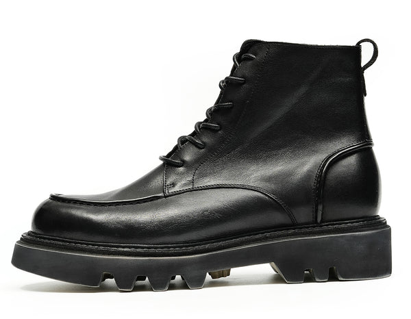 Santimon Men's Washed Crafted Soft Leather Oxfords Boots