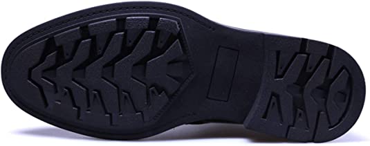 Santimon Men's Winter Fur Lined Mid-Calf Dress Boots