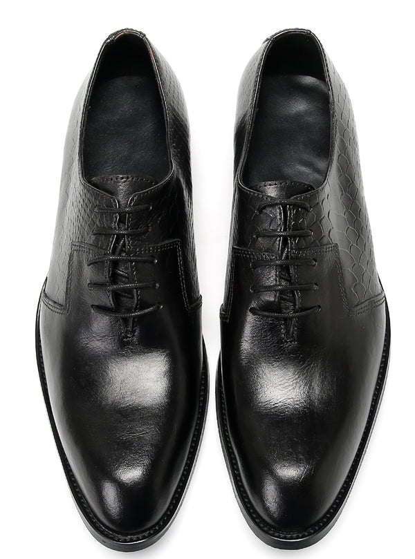 Santimon Mens Crocodile Printed Wedding Oxfords Tuxedo Shoes