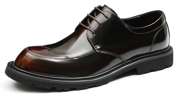 Santimon Mens Oxfords Patent Leather Formal Dress Shoes