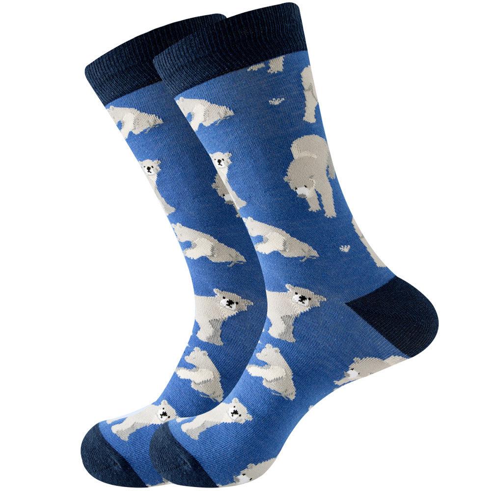 santimon Animal & Argyle Socks 1 Pair Set
