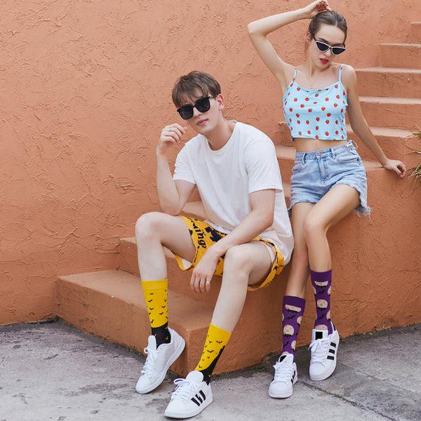 Santimon Animation Cotton Socks 1 Pair Set