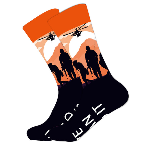 Santimon Army Themed Socks 1 Pair Set