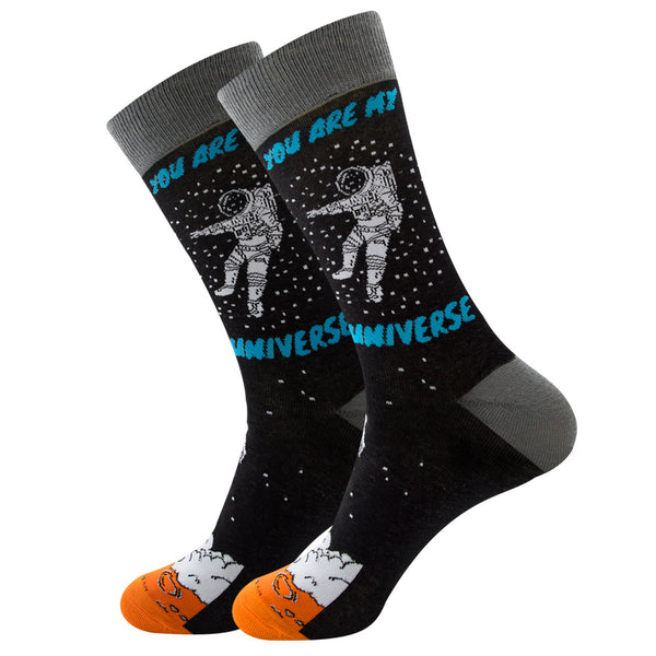Santimon Astronaut Cotton Socks 1 Pair Set
