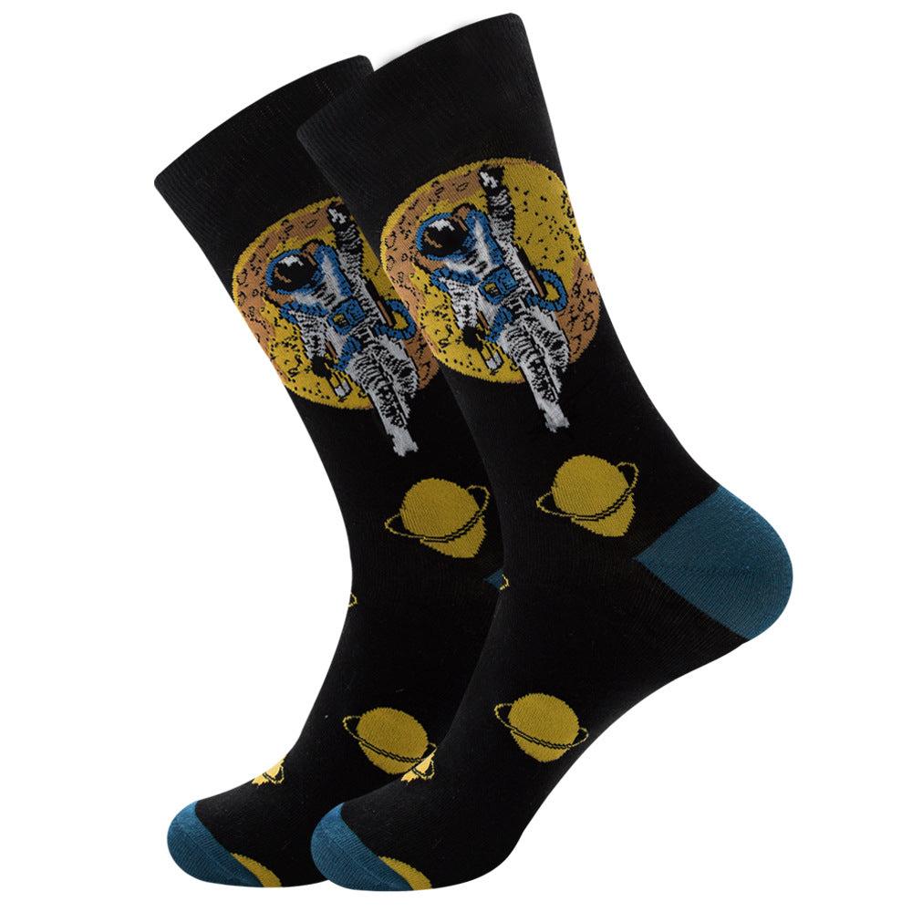 santimon Astronaut Cotton Socks 1 Pair Set