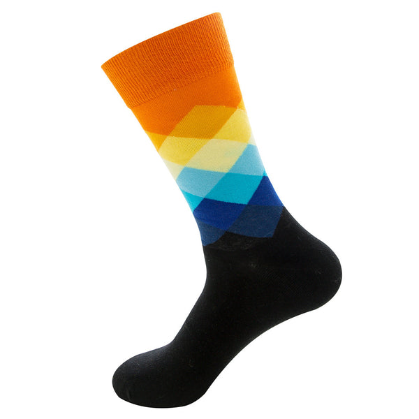 Santimon Colorful Argyle Socks 1 Pair Set